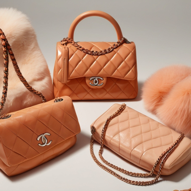 Pantone Peach Fuzz Chanel Inspired Bags |THE YUPPIE CLOSET
