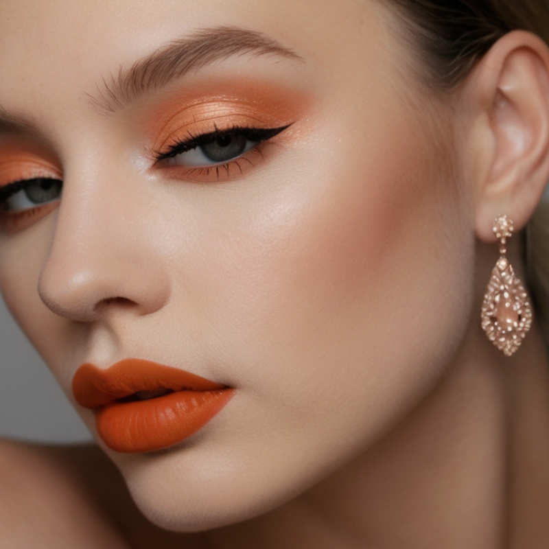 Pantone Peach Fuzz Makeup | THE YUPPIE CLOSET 